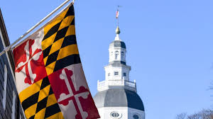 MARYLAND-STATE-HOUSE-WITH-FLAG